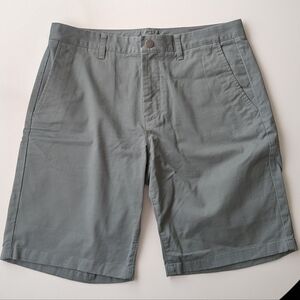 Bonobos Stretch Washed Chino Shorts - Sage Green - Size 33
